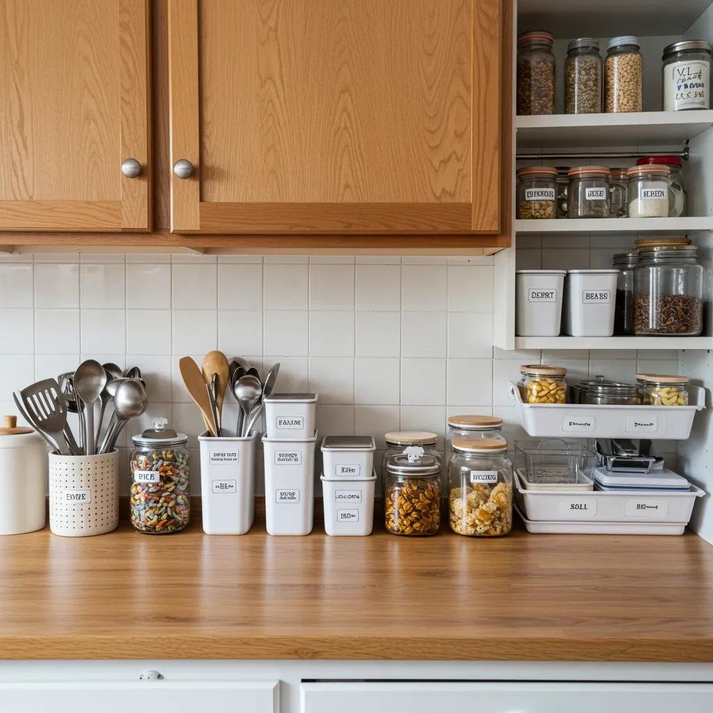 Immaculate kitchen after decluttering, ready for a quick sale